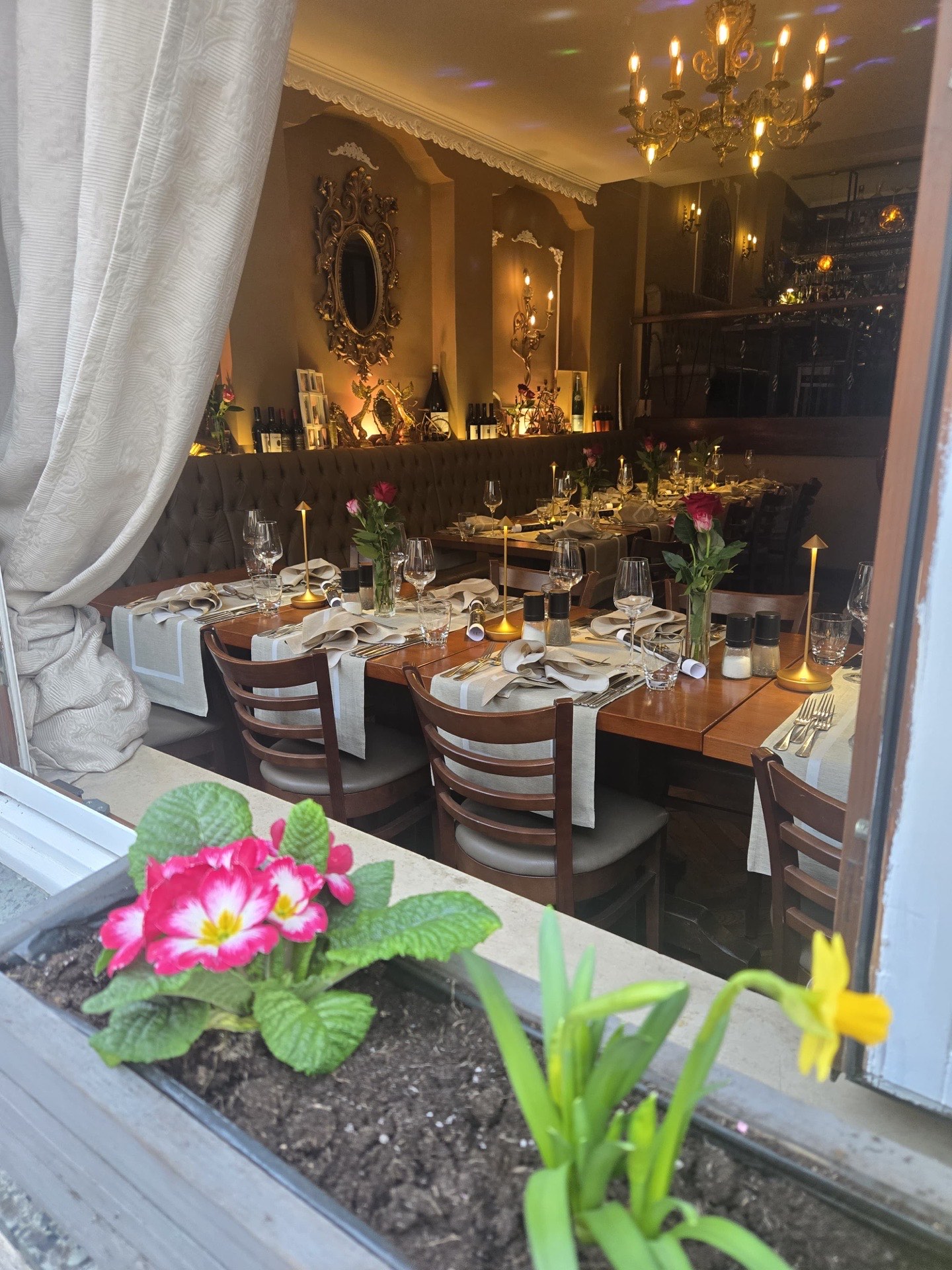 Blick in die Trattoria Da Valentino